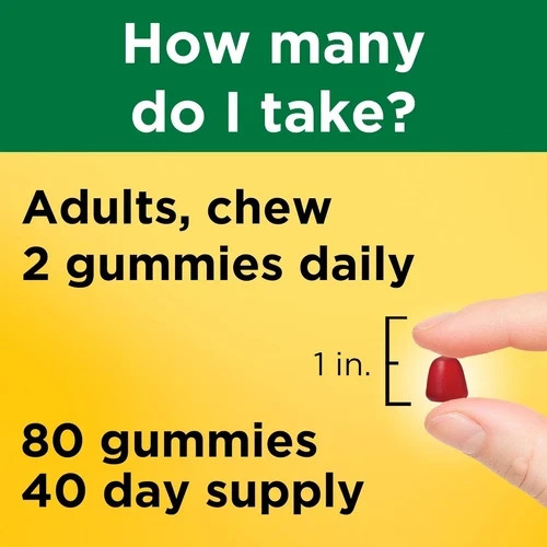 Nature Made Energy B12 Gummies – Cherry 1,000 mcg 80 Gummies