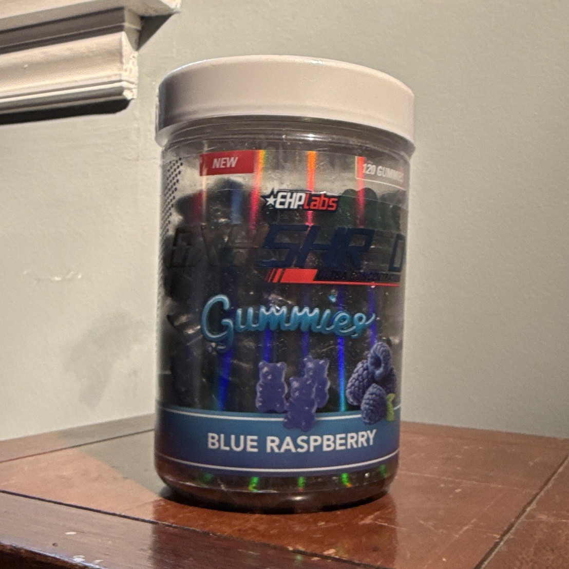 EHP Labs OxyShred Gummies Blue Raspberry Weight Management 120ct