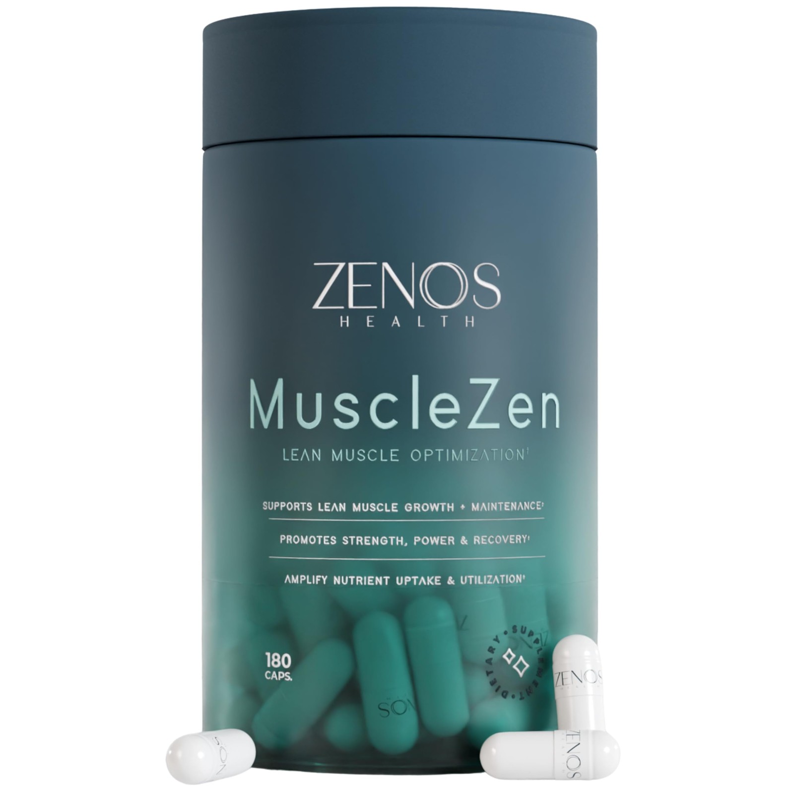 Zenos Health MuscleZen Muscle Builder for Men – ATP Supplements for Strength …