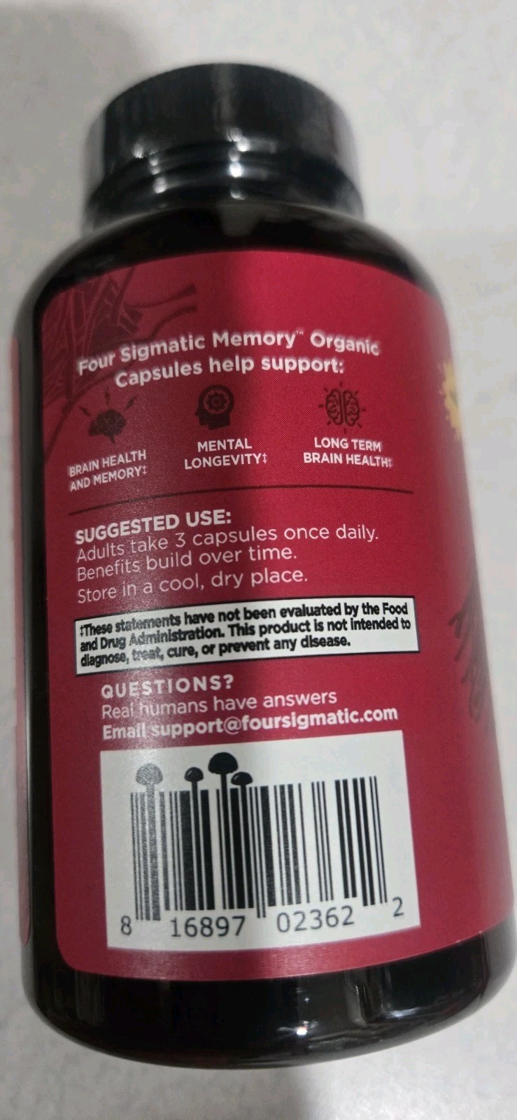 Four Sigmatic Memory Capsules | Reduce Brain Fog and Improve Memory 01/26