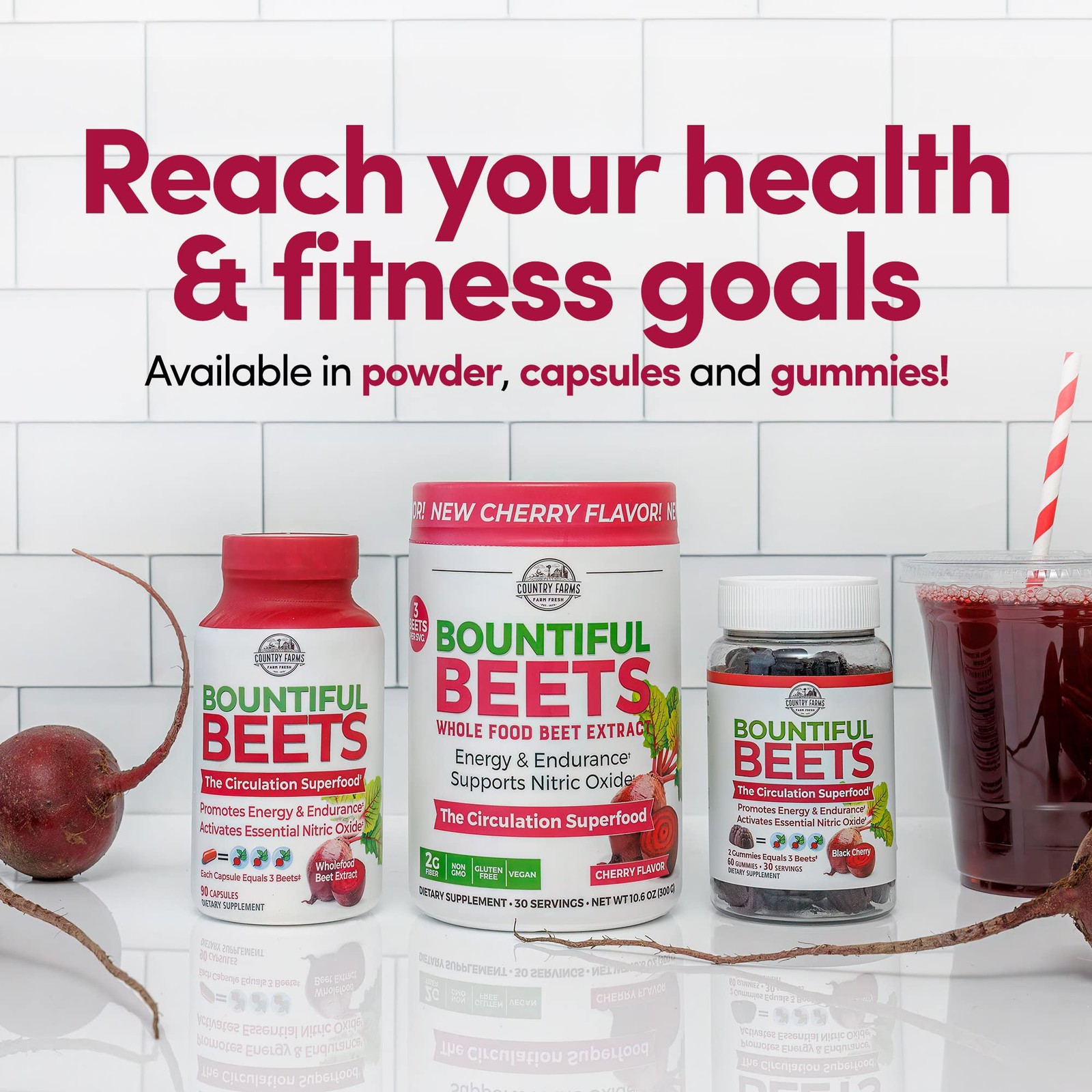 Bountiful Beets, Wholefood Beet Extract Superfood, Helps Support Healthy Circ…