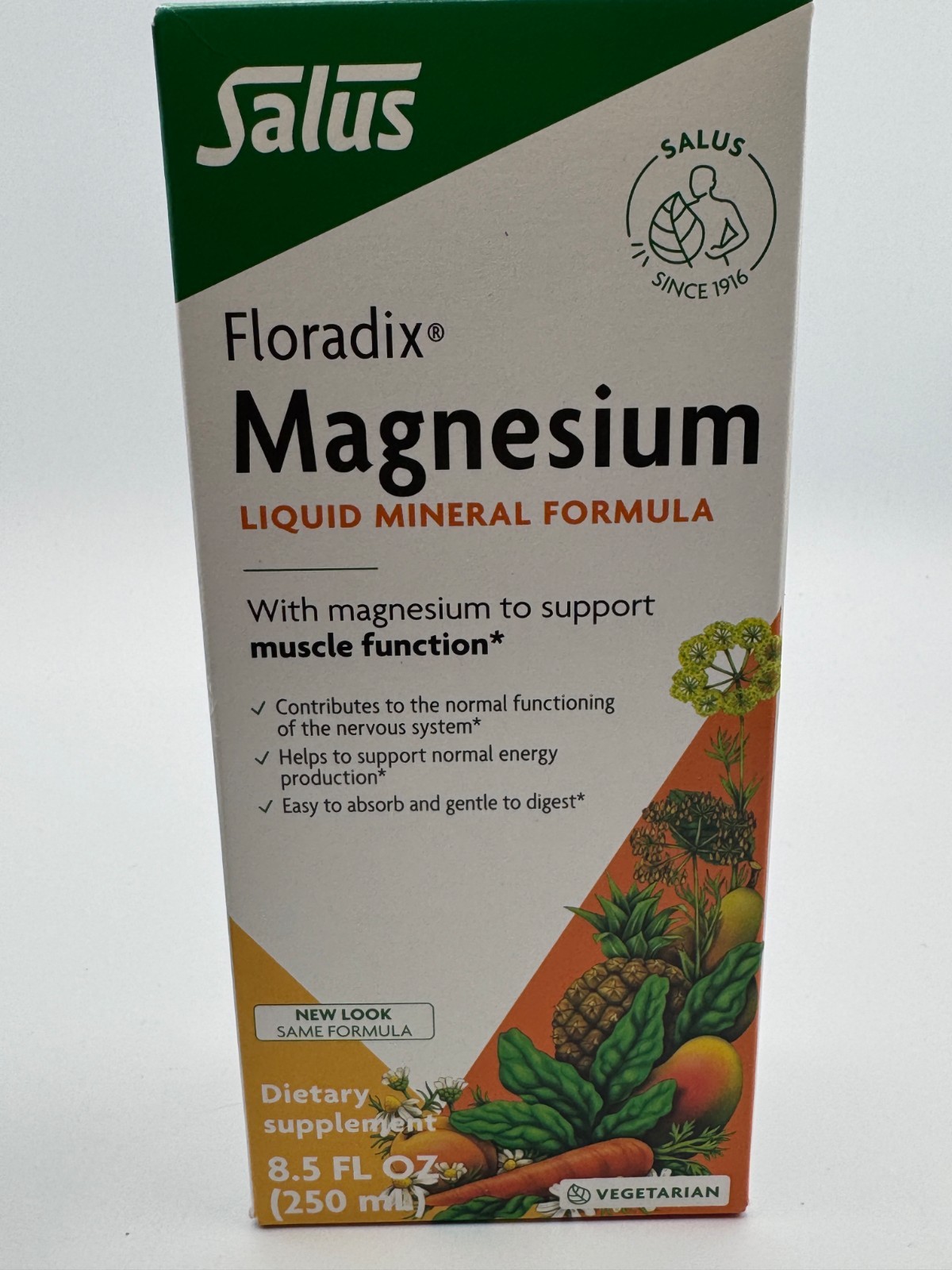 Floradix Magnesium Liquid Mineral Formula 8.5 fl oz 250ml Salus EXP: 5/2028