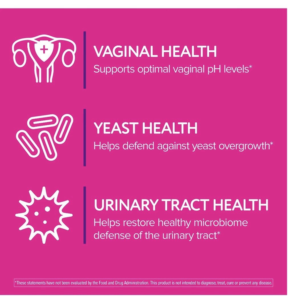 Florajen Women’S Triple Action Probiotic Prebiotic + Probiotic + Cranberry for .