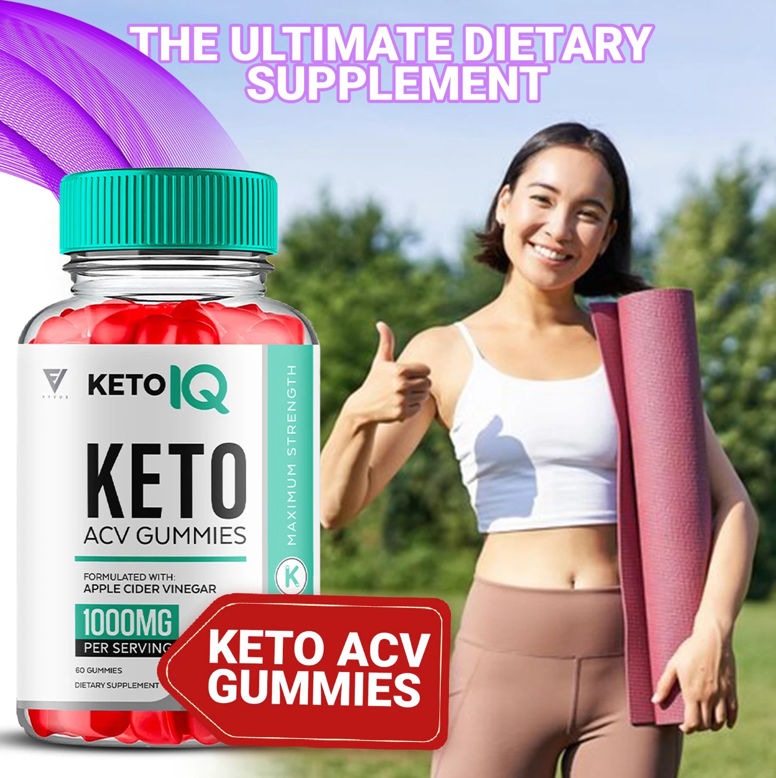 Keto IQ Pro ACV Gummies Maximum Strength Advanced Formula Reviews (60 Gummies)