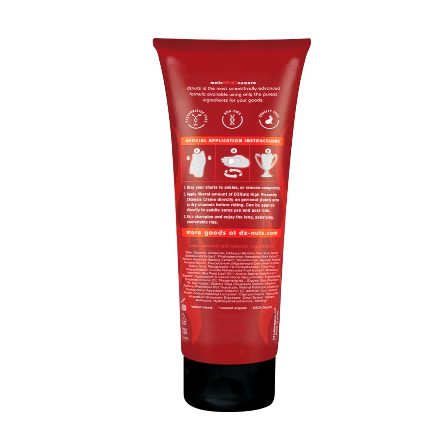 dznuts – InHeat Embrocation Cream – Anti-Grime 6.7 fl oz, Medium Heat