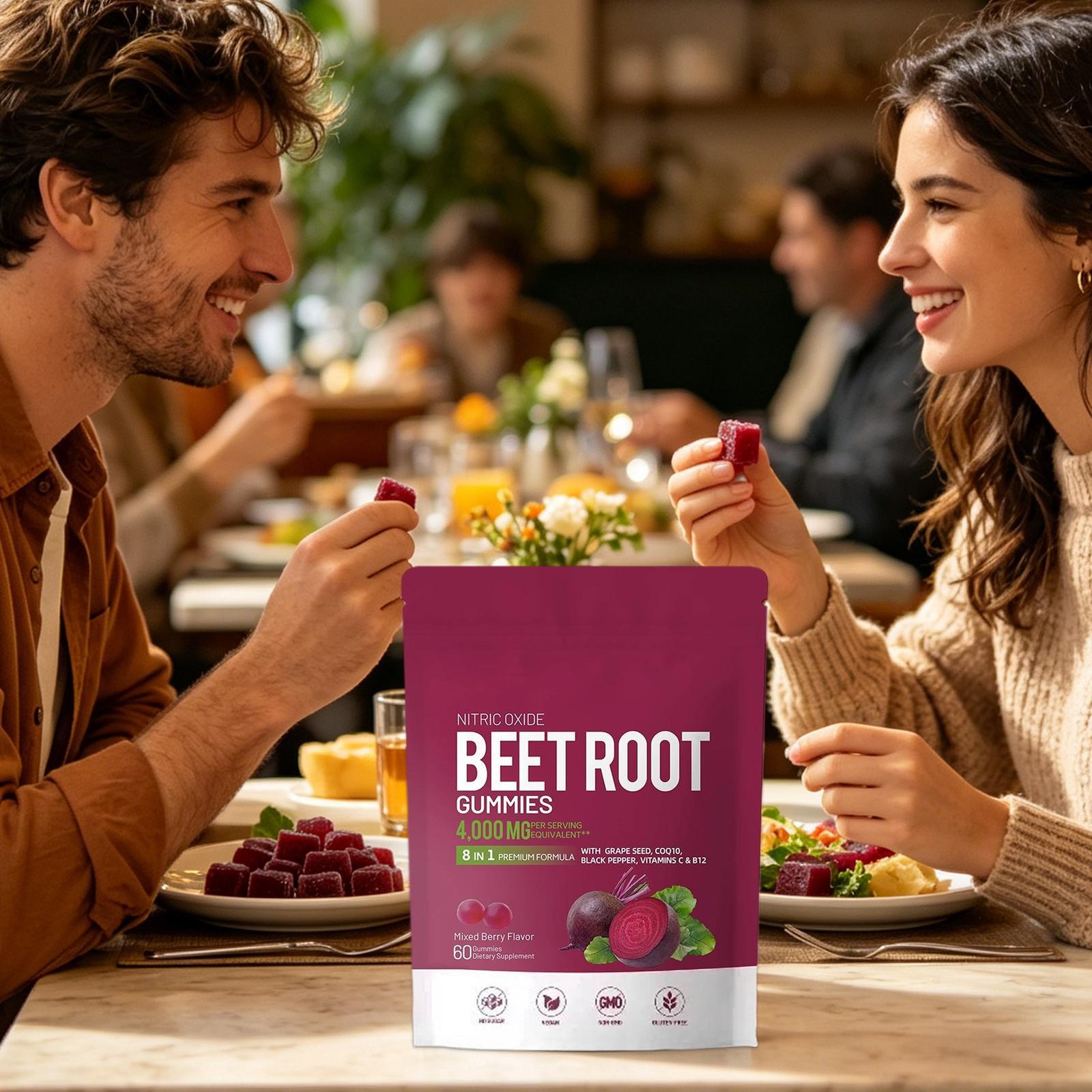 Circulation Support GUMMIES, Total Beets Concentrated Beet Root Soft Chews