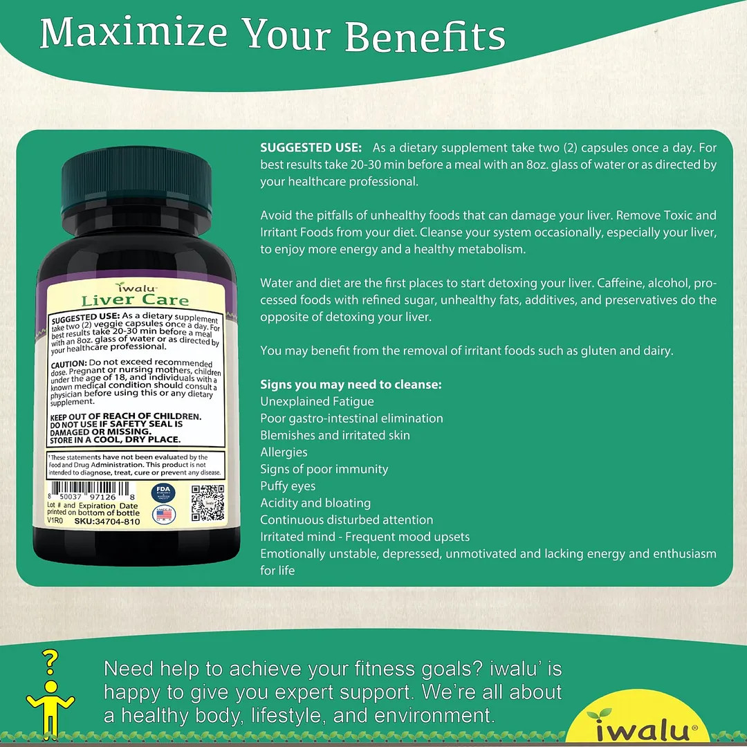 Liver And Gallbladder Cleanse | Best Supplement Capsule Pill Men Women FREE SHIP