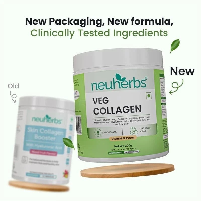 Collagen Supplement Powder With Hyaluronic Acid & Vitamin C For Glowing skin u83