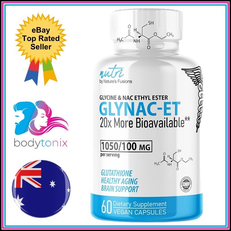 NUTRI GLYNAC-ET Glycine NAC Ethyl Ester Healthy Aging Glutathione Brain Support