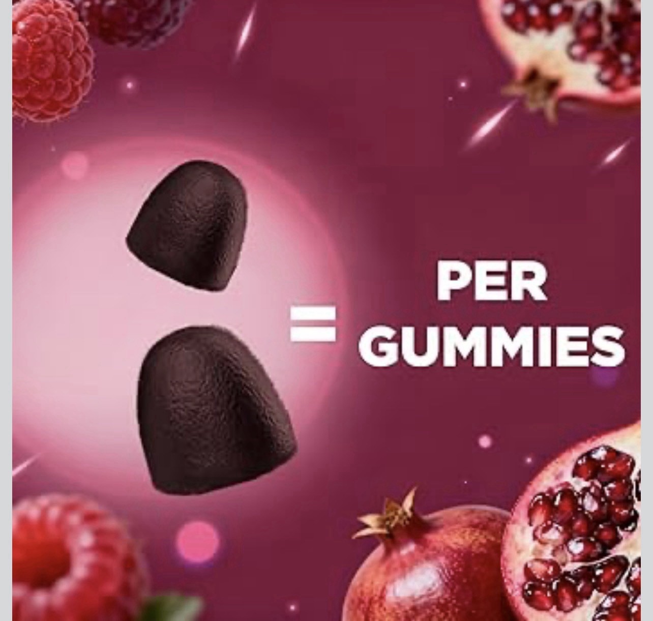2 Vitamatic Beet Root Gummies 400mg with B6 (2mg) B12 Grape Seed Pomegranate &