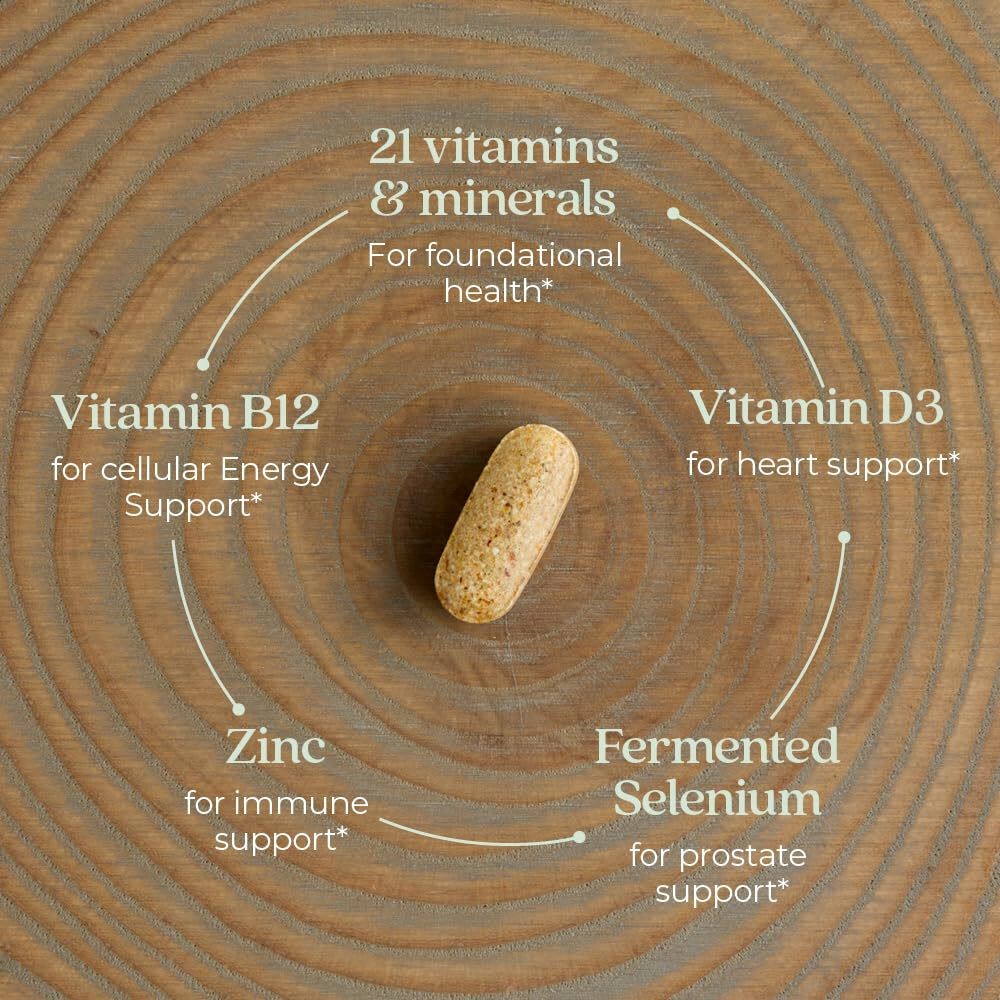 6/2026 New Chapter Men’s Multivitamin for Immune, Stress, Heart + Energy Support