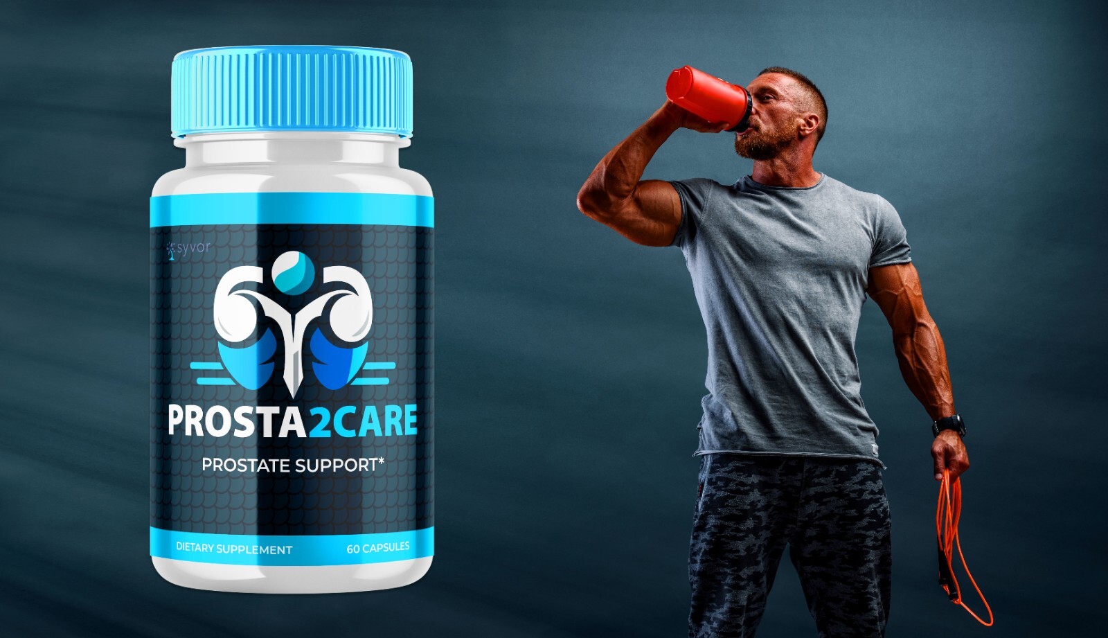 Prosta2Care for Men Advanced Prostate Health Support Supplement 60 Capsules