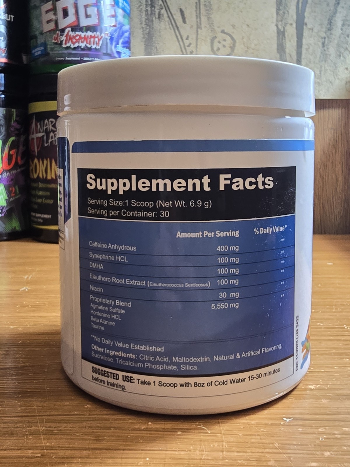 ABL PHARMA Phenta Plex Hardcore Pre-Workout Powder Sour Candy 30 Servings