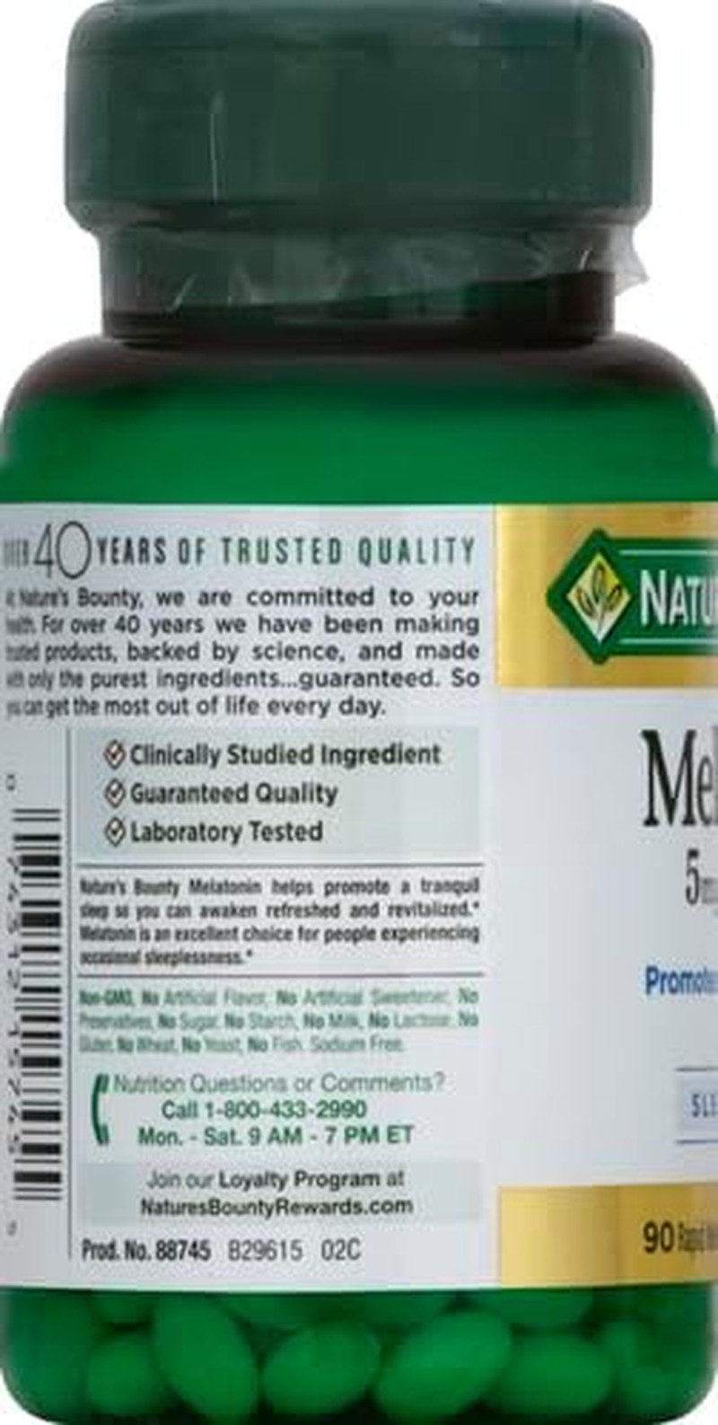 Melatonin 5mg Sleep Aid Softgels Drug Free 90 Ct 2 Pack