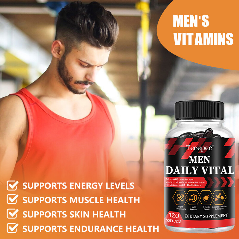 Multivitamin for Men, Multivitamin/Multimineral Supplement with Vitamin