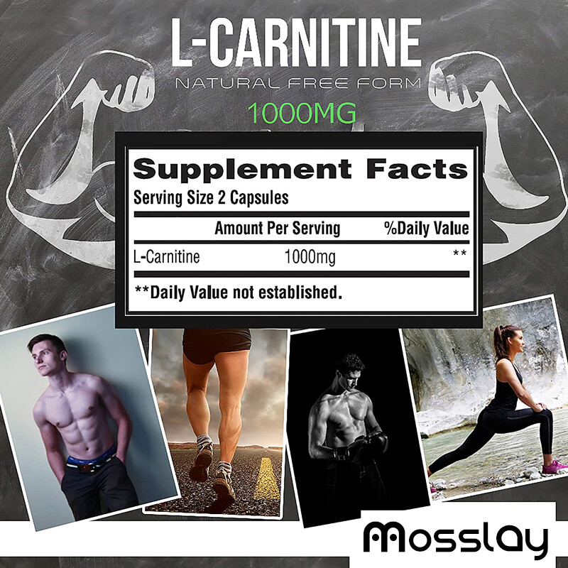 L-Carnitine 1000mg – Metabolism Support, Fat Burning, Weight Loss Supplements