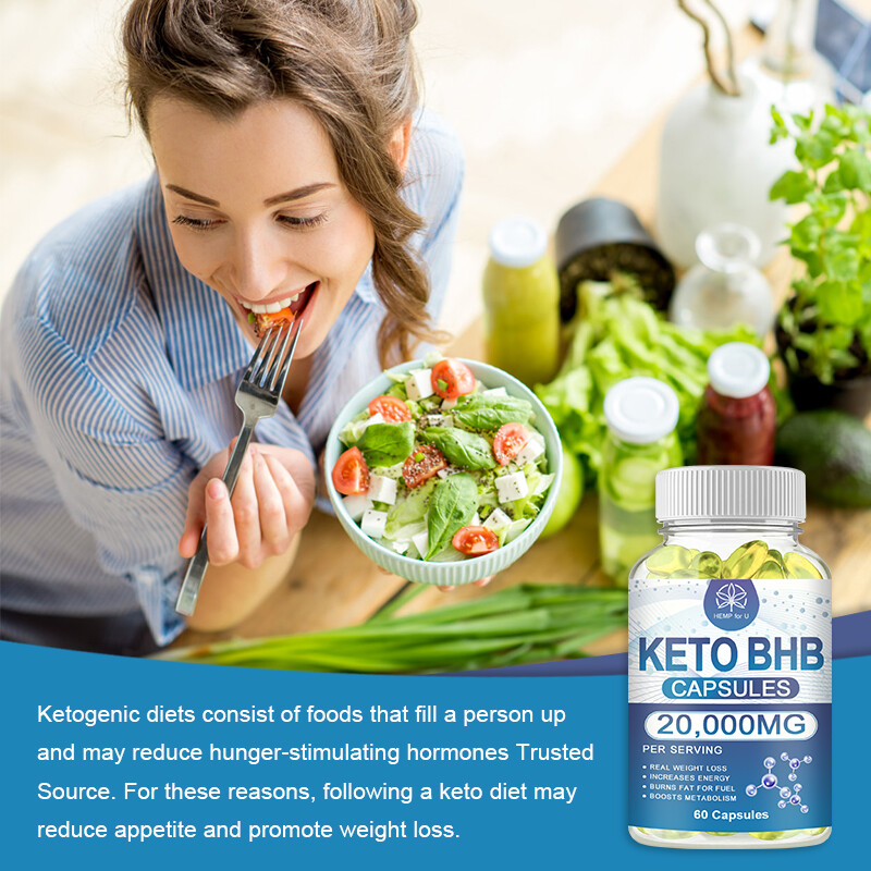 10/60PCS KETO BHB 20000mg PURE Ketone FAT BURNER Weight Loss Diet Pills Ketosis