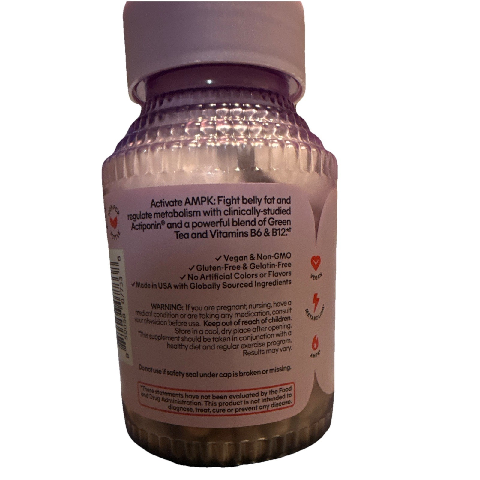 Lemme BURN Metabolism & AMPK Activator 180 Capsules Vegan Non-GMO Gluten-Free