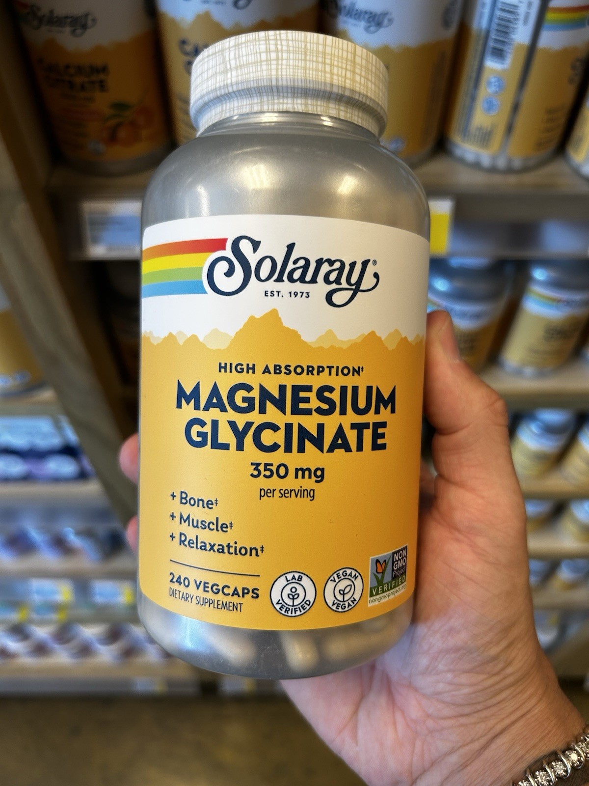 Solaray Magnesium Glycinate 240ct