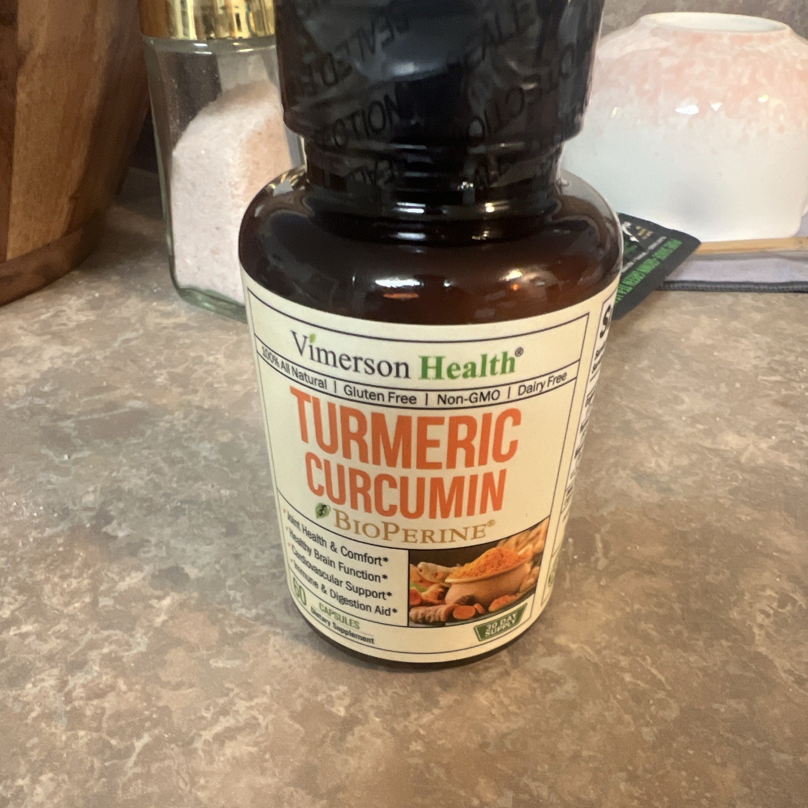 Vimerson Health Turmeric Curcumin + BioPerine Capsules Joint & Immune Support