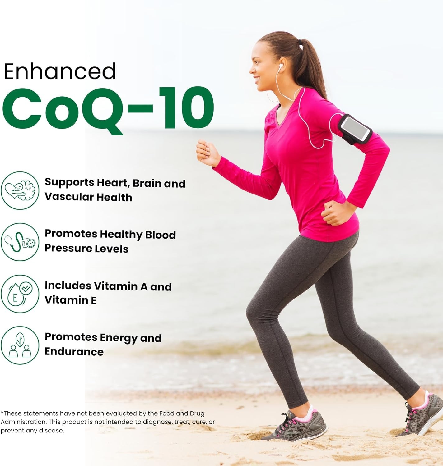 Zaytun Vitamins Halal CoQ 10 Supports Healthy Blood Pressure Levels 60 Softgels