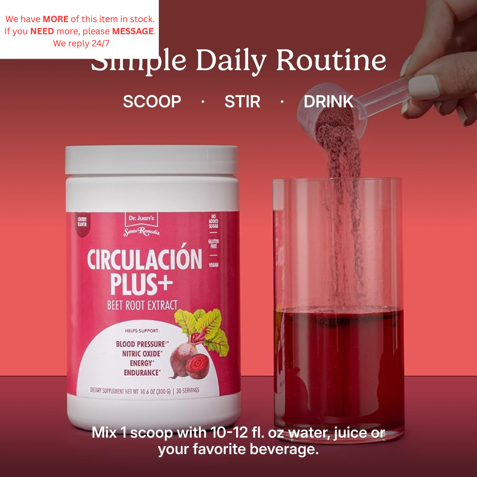 Santo Remedio Circulación Plus with Beet Extract – 10.6 Ounce (Pack of 1)