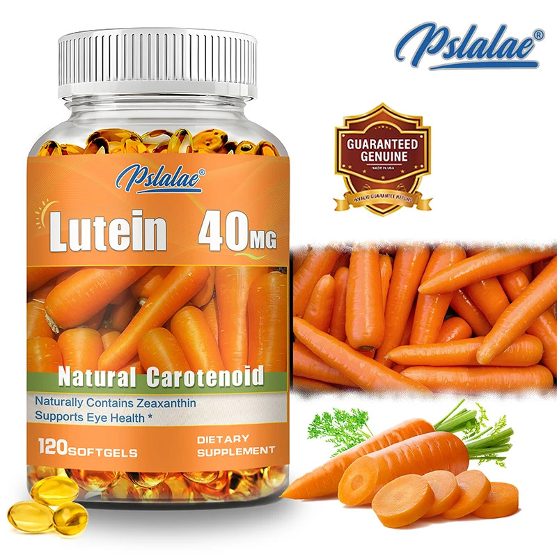 Lutein 120pcs – Reduces Fatigue and Dry, Eye and Skin Health, Vision Support