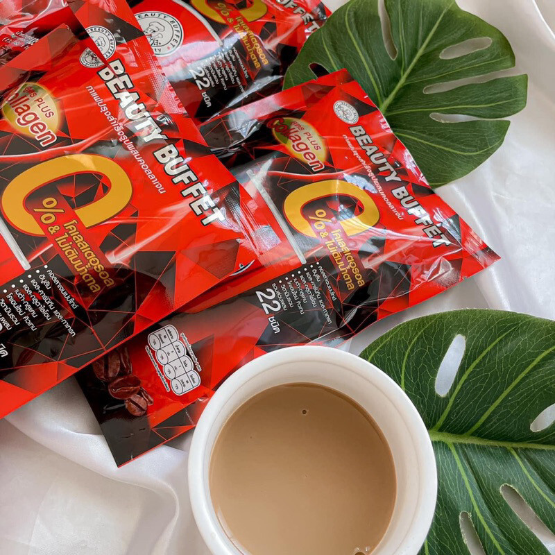 6X BEAUTY BUFFET COFFEE COLLAGEN PLUS Weight Manage Fiber Beauty Skin Sugar Free