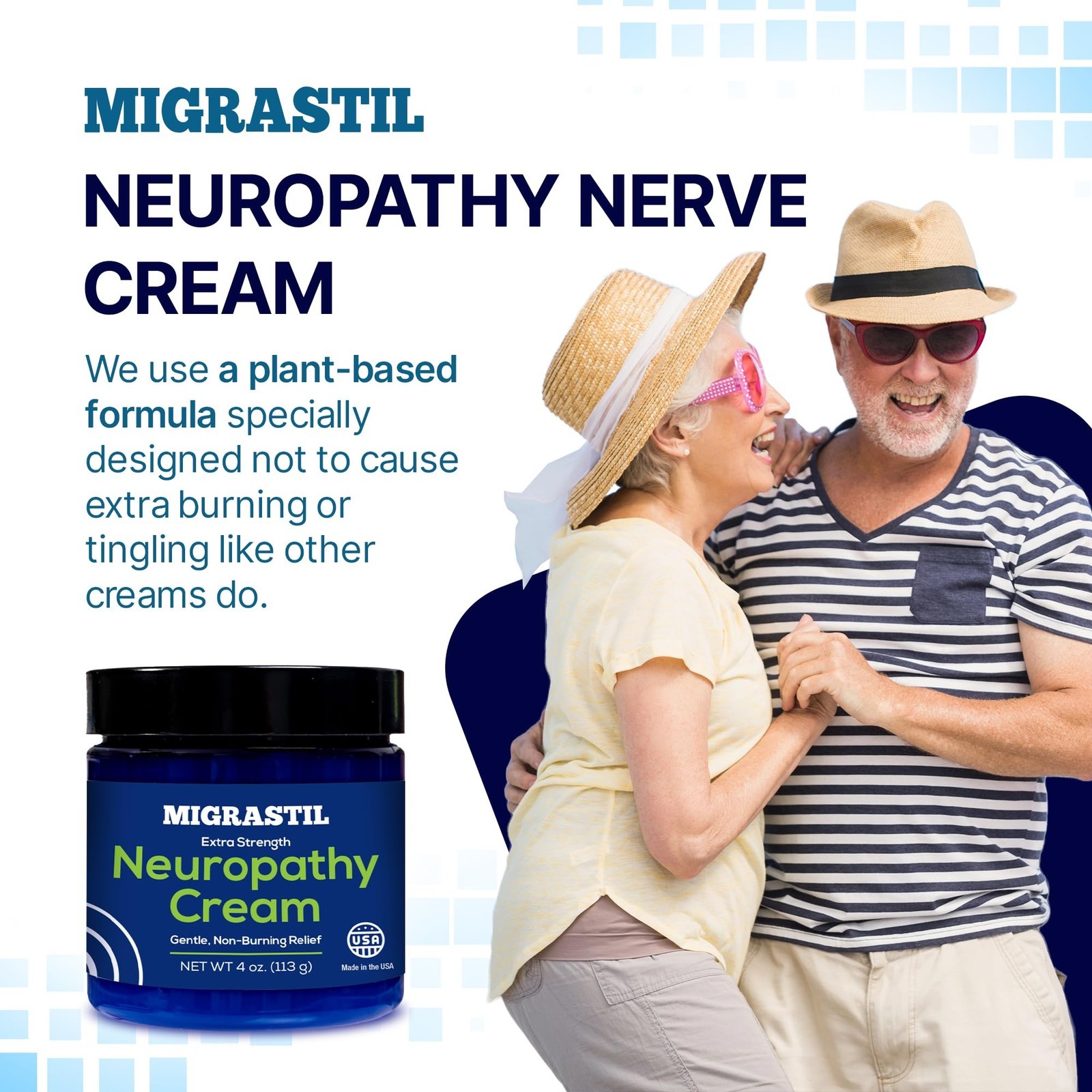 Migrastil Neuropathy Cream Extra Strength for Feet, Legs, and Hands. Made in …