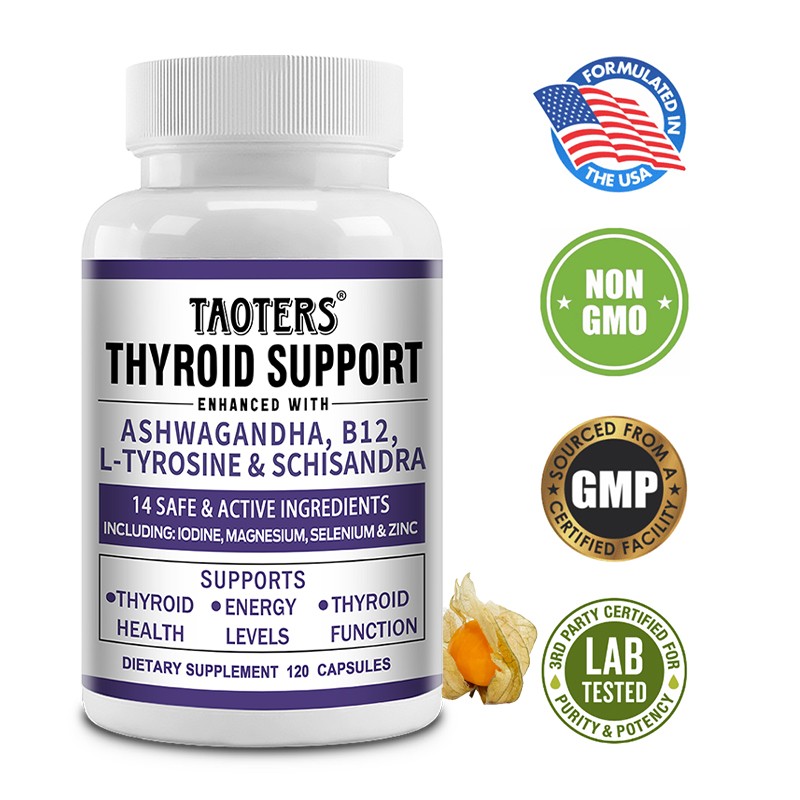 Thyroid Support with Iodine – Metabolism Booster, Energy Booster, Increase Focus
