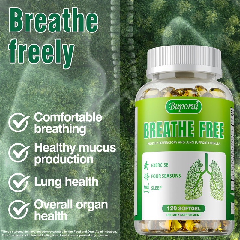 Breathe Free 120pcs – Antioxidant, Smooth Breathing,Digestion&Respiratory Health