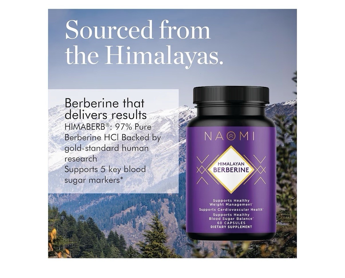 NAOMI Himalayan Berberine Support Metabolic Function Weight Management 60capsule