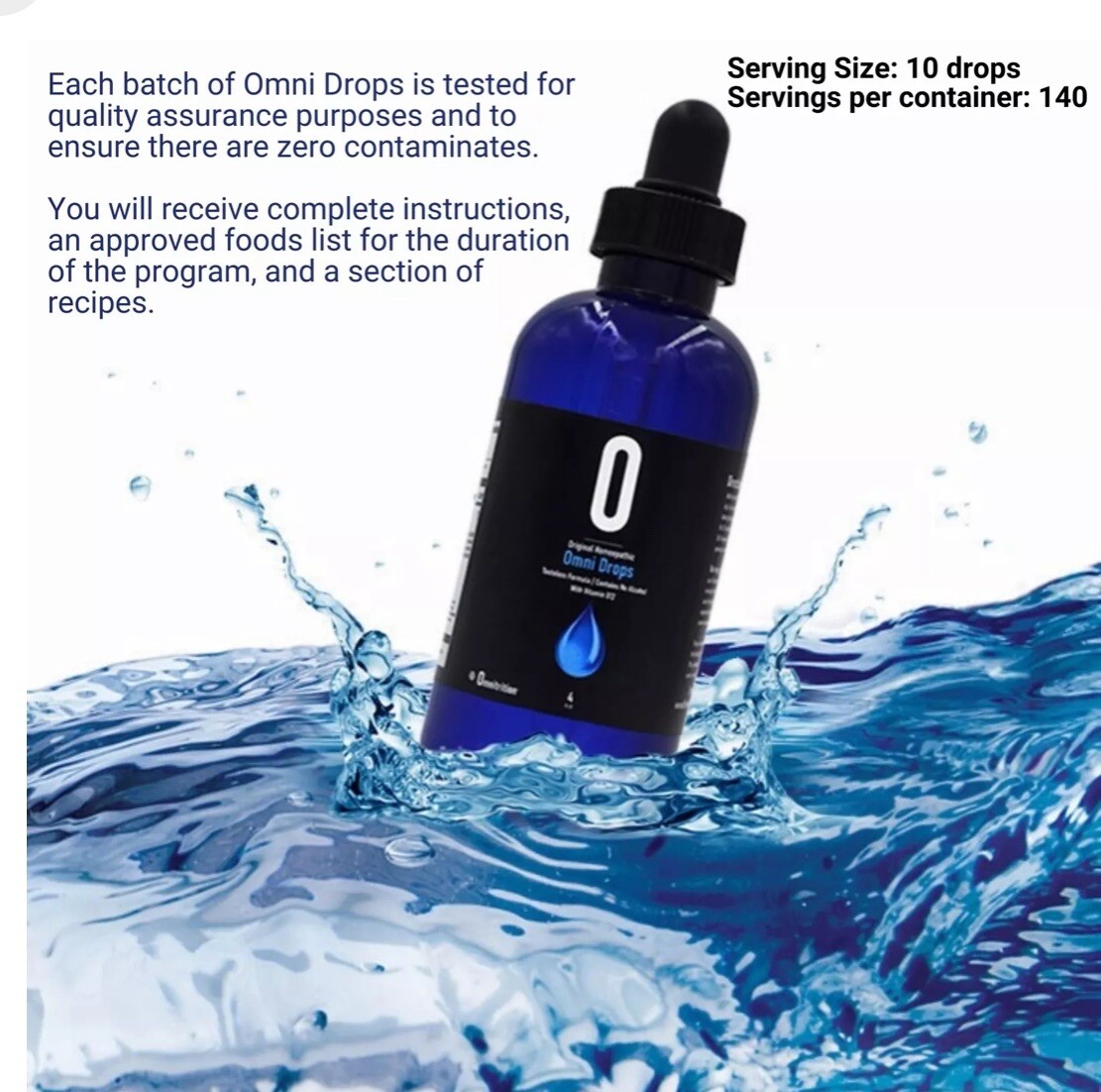 Omnitrition *NEW*COMBO/ OMNITRIM & DROPS w/ Program Guide-FREE SHIPPING!