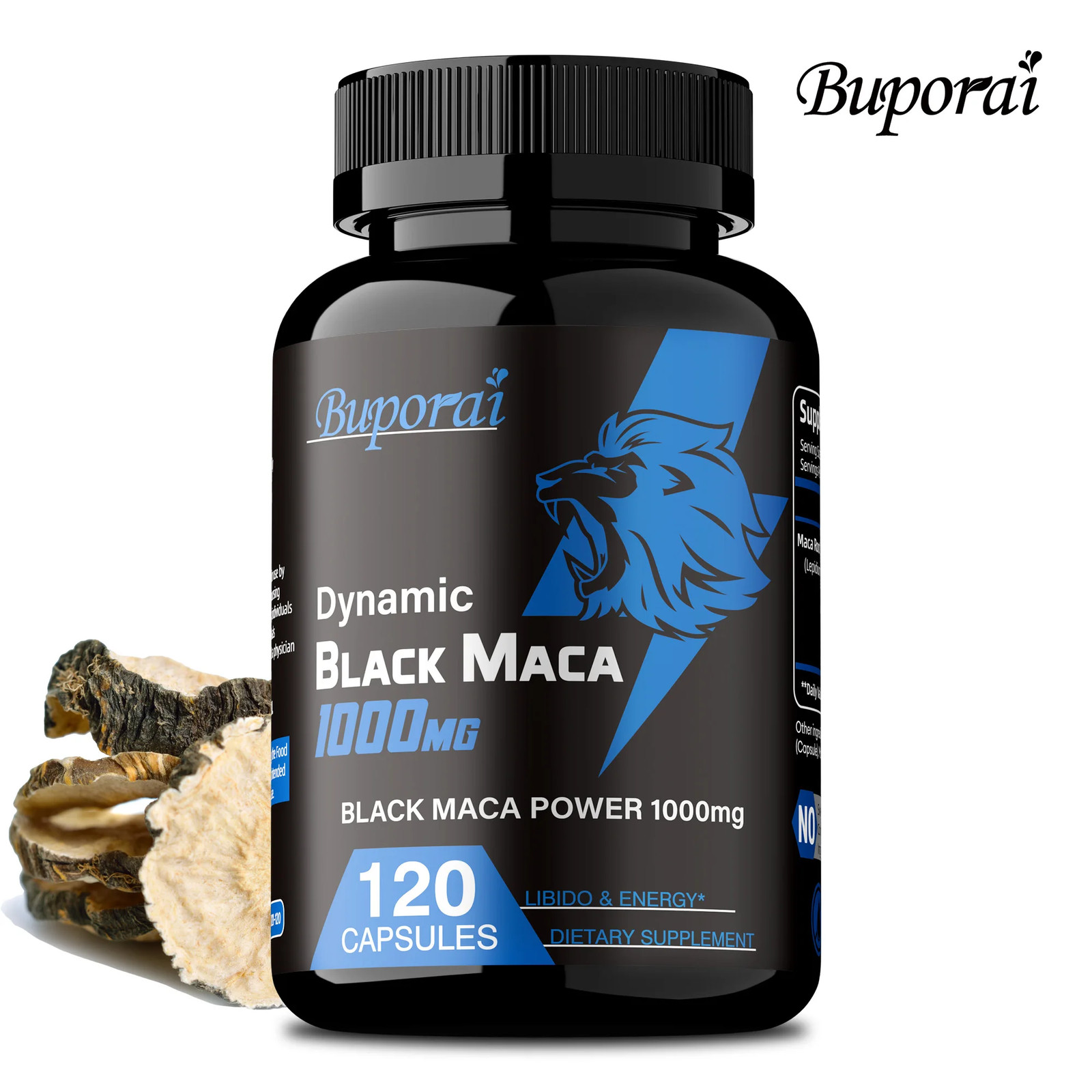Black Maca 120pcs – Balance Hormones, Reduce Fatigue, Increase Muscle Mass