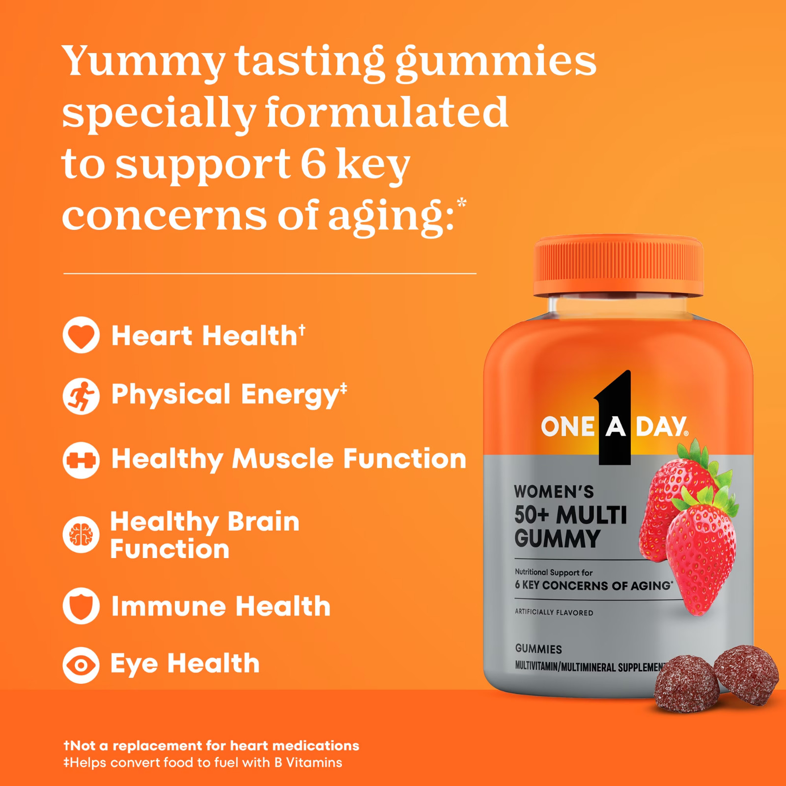 One A Day Women’s 50+ Advanced Multivitamin Gummies 130 Ct 💊✨