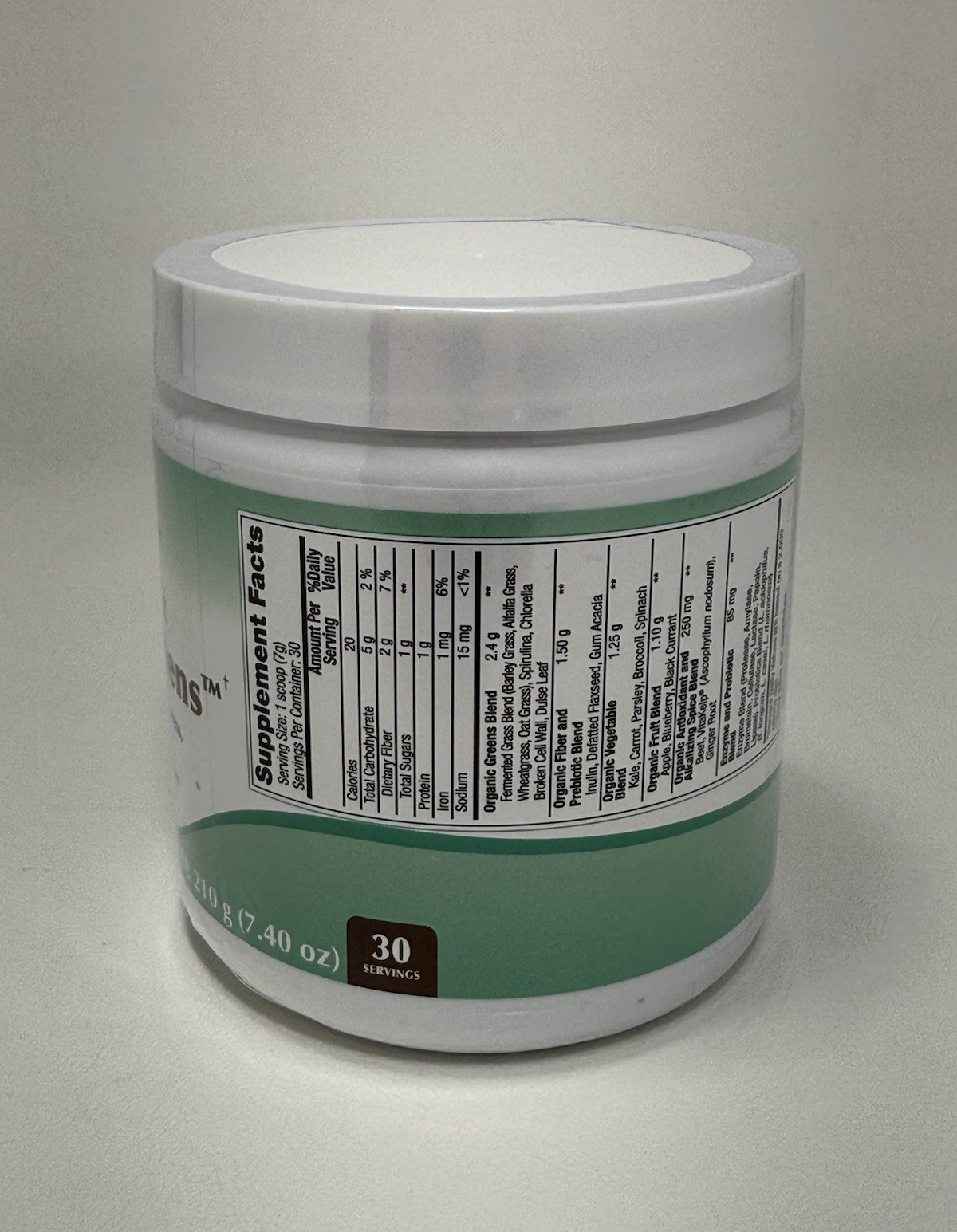 Peak Pure & Natural Organic Alkalizing Greens Diet Suppliment 7.4oz 05/26 Mult
