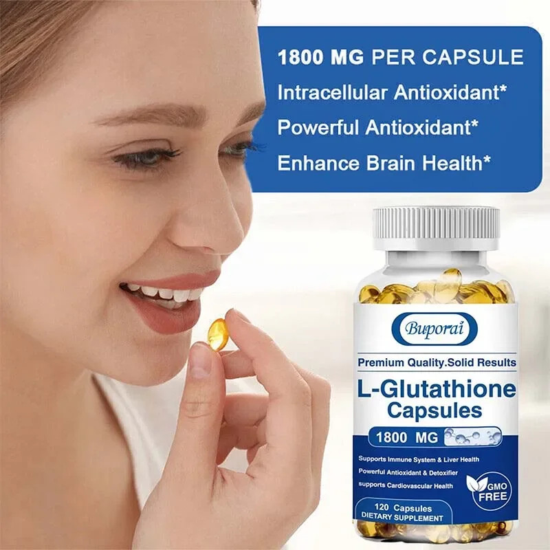L-Glutathione 120pcs, Improve Dull Skin Tone,Skin Health, Enhance Immune Defense