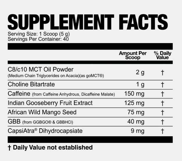 Sealed Fasted Cardio Thermogenesis Pre-Workout CHERRY LIMEADE, 40 Servings