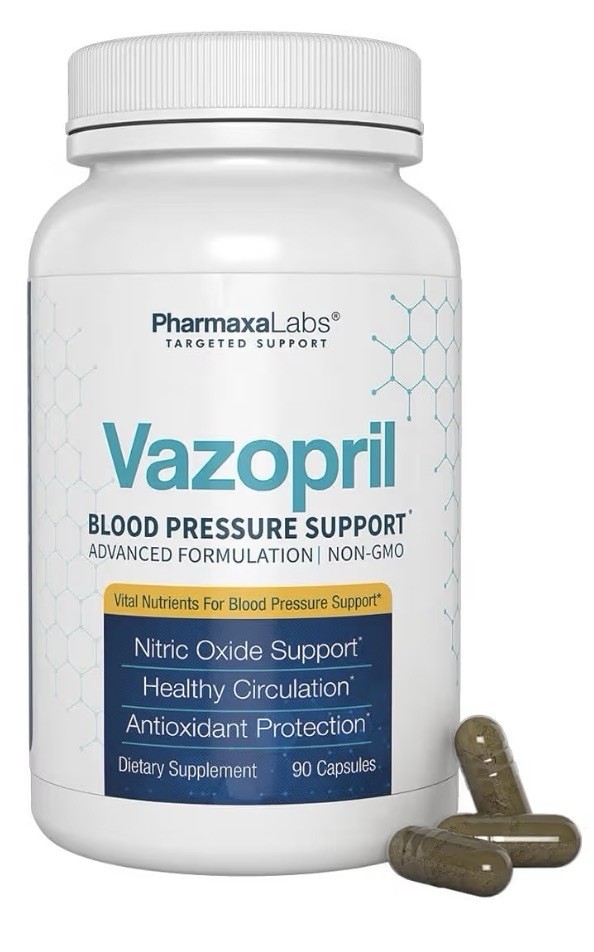Vazopril Blood Pressure Support Supplement Healthy Heart Blood Circulation 2Pack