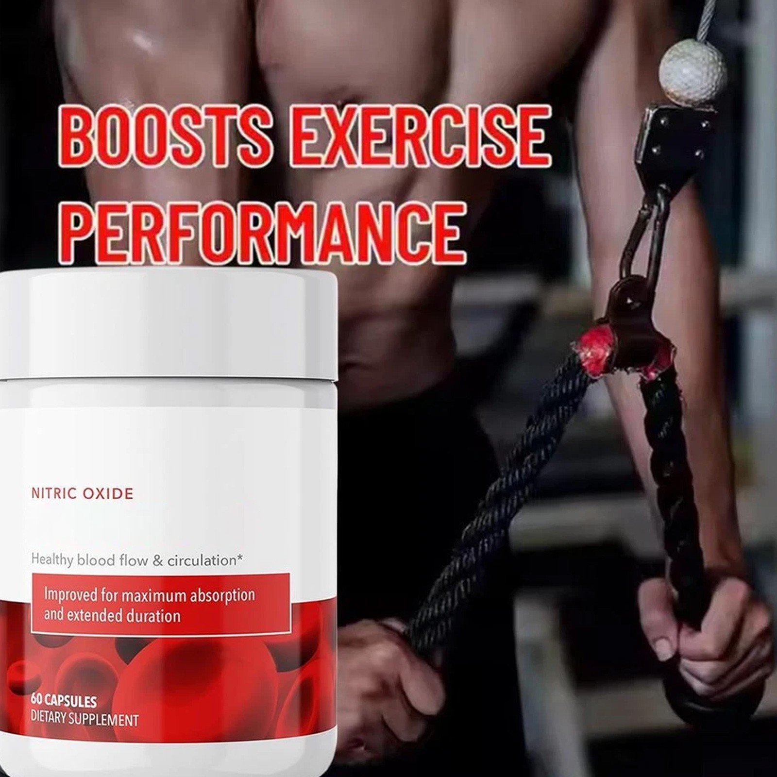 Bloodflow-7 Blood Circulation Supplement | Nitric Oxide with Nitros NEW