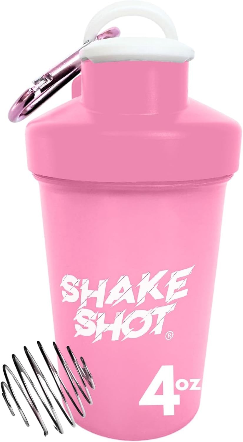 Leak-Proof Mini Shaker Bottle in Pink – Ideal for Creatine & Small Scoop Powders
