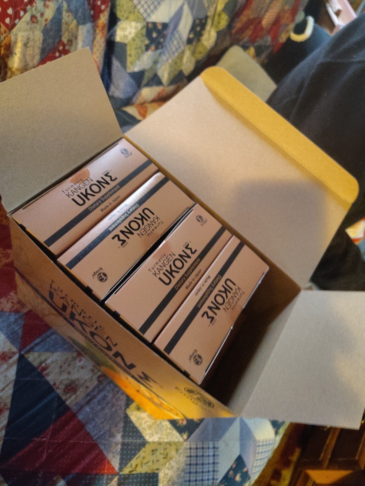Case Of 9 Boxes. Turmeric KANGEN UKONE