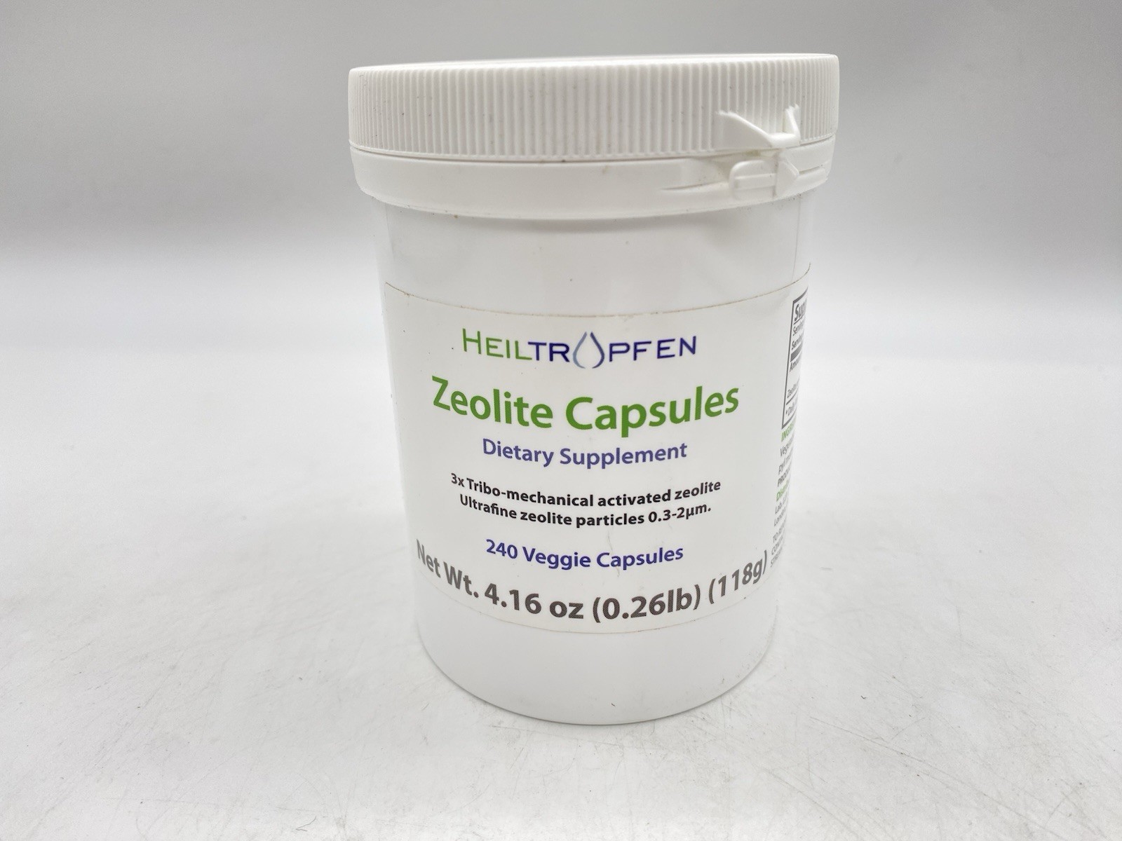Zeolite 240 Capsules – Detox – Clinoptilolite – 3X Activated – Natural Minerals