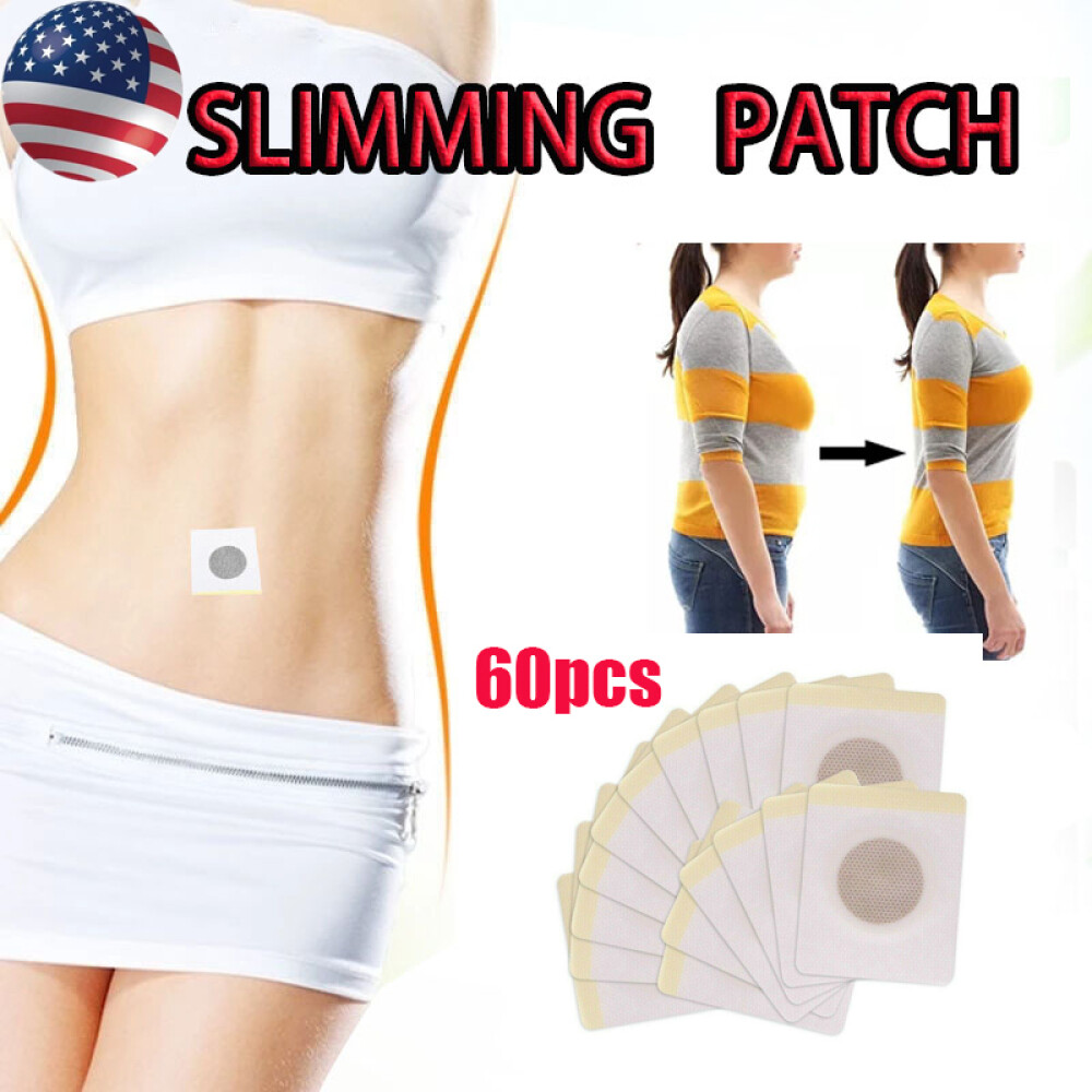 60PCS Slim Patch Weight Loss Slimming Diets Pads Detox Burn Fat Adhesive
