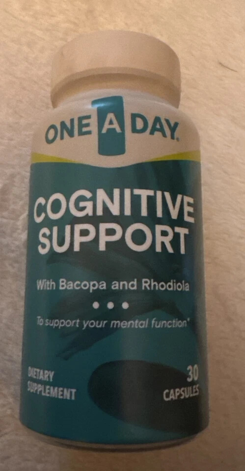 ONE A DAY Cognitive Brain Supplement (30 Count) FREE FAST SHIPPING Exp 02/2026