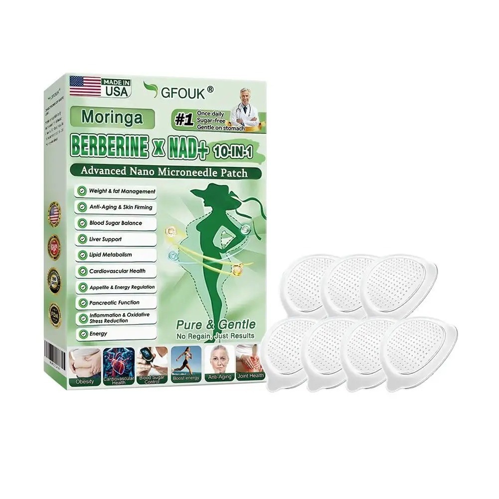 Moringa Berberine 10-in-1 Advanced Nano Microneedle Patch (7pcs/box)*