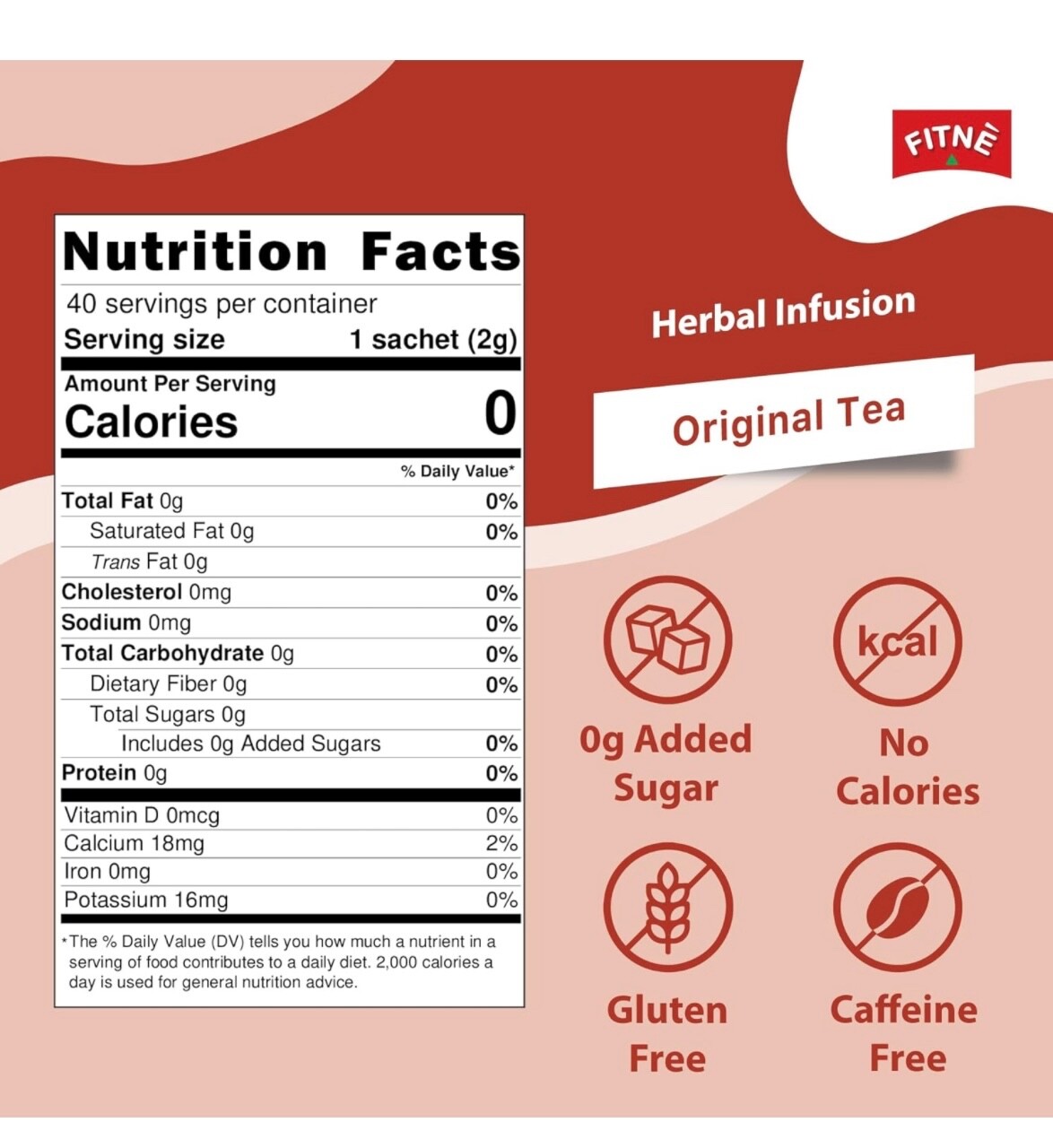 40 Teabags Fitne slimming Herbal Tea – Senna Leaf