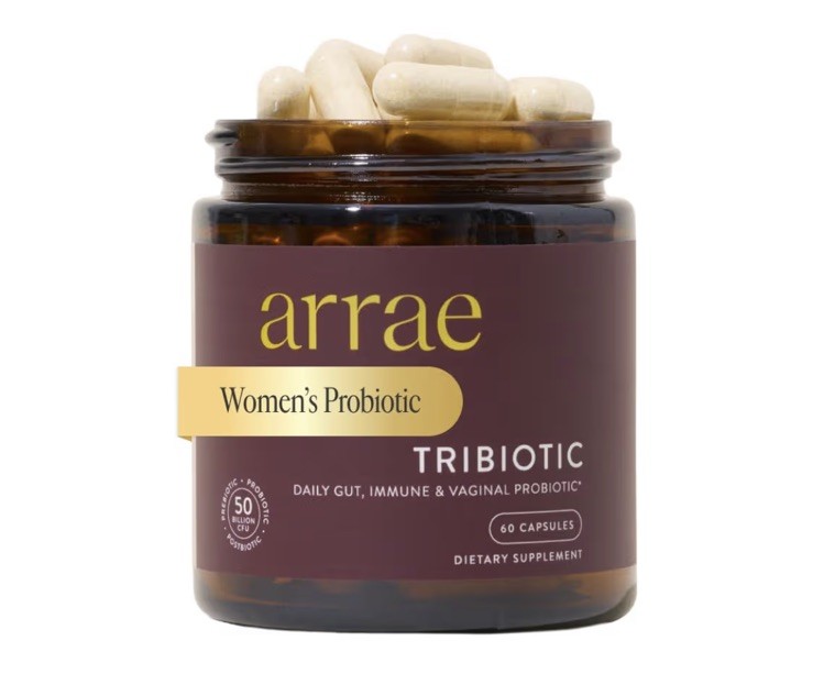 (2 Pack)Arrae Tribiotic Daily Gut, Skin & Vaginal Support Supplements