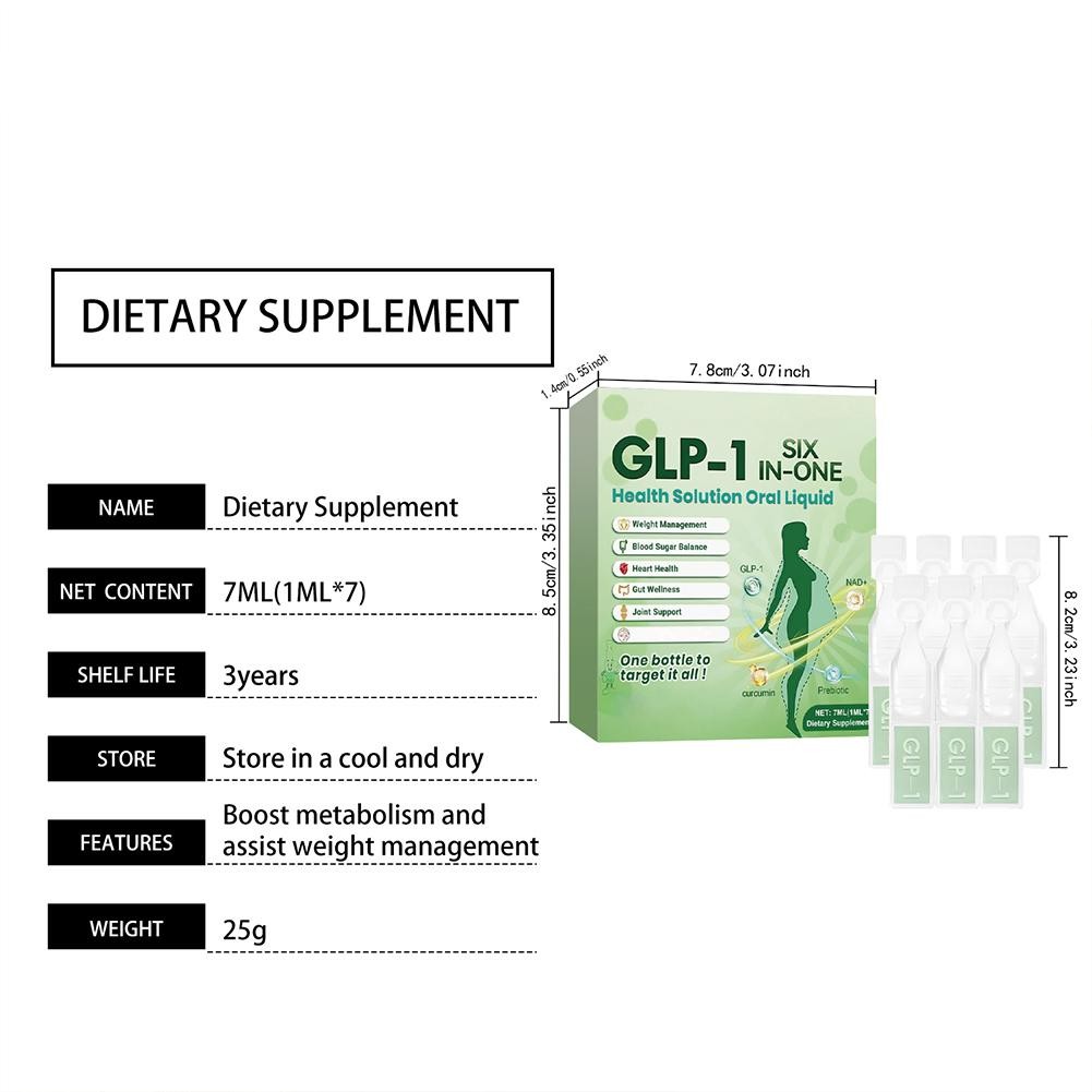2PCS Six-in-One Health Solution Oral One Liquid, Bottle to Target It All