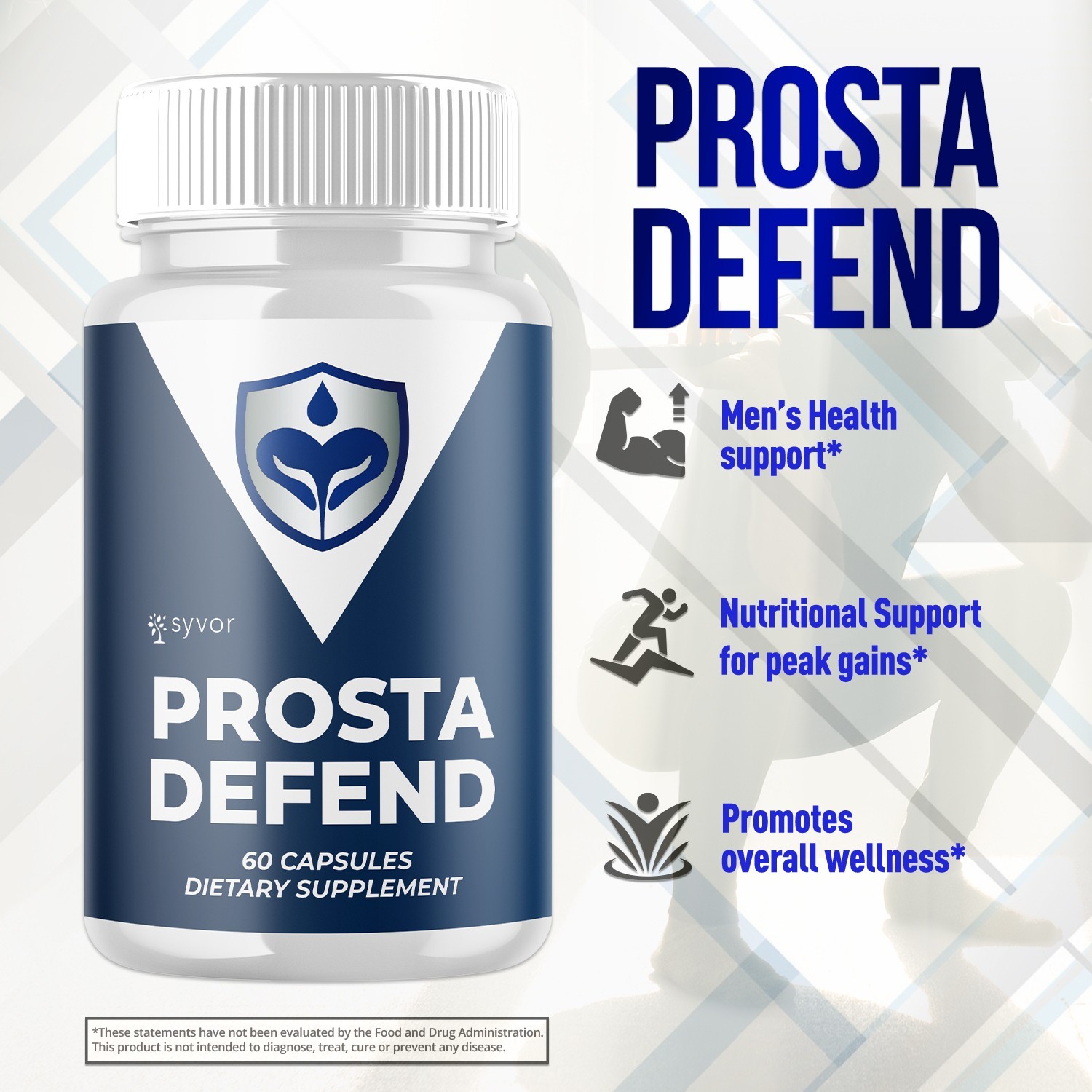 (1 Pack) Prosta Defend Advanced Prostate & Bladder Support ProstaDefend 60 Caps